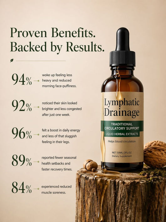 OPTISTASIS herbal drainage drops 59ml amber glass bottle held in hand
